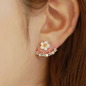 Flower Crystal Earring