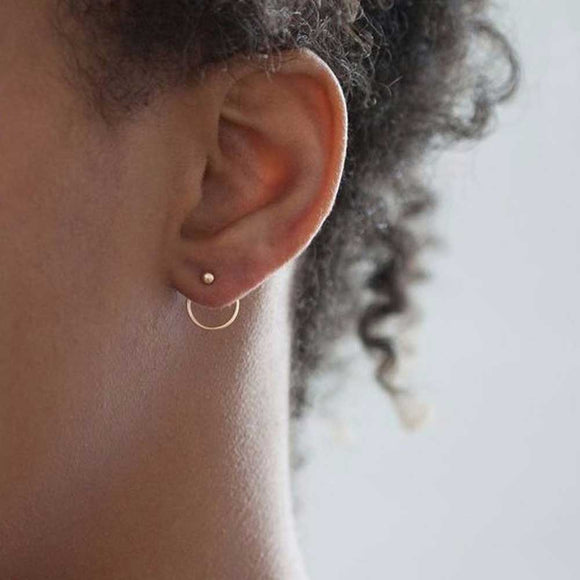 Minimalistic Dot Earrings