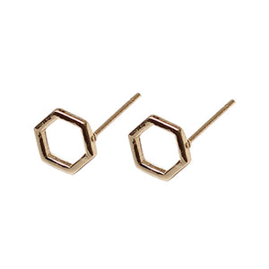 Hexagon Earrings