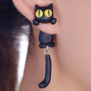 Kitten Earrings